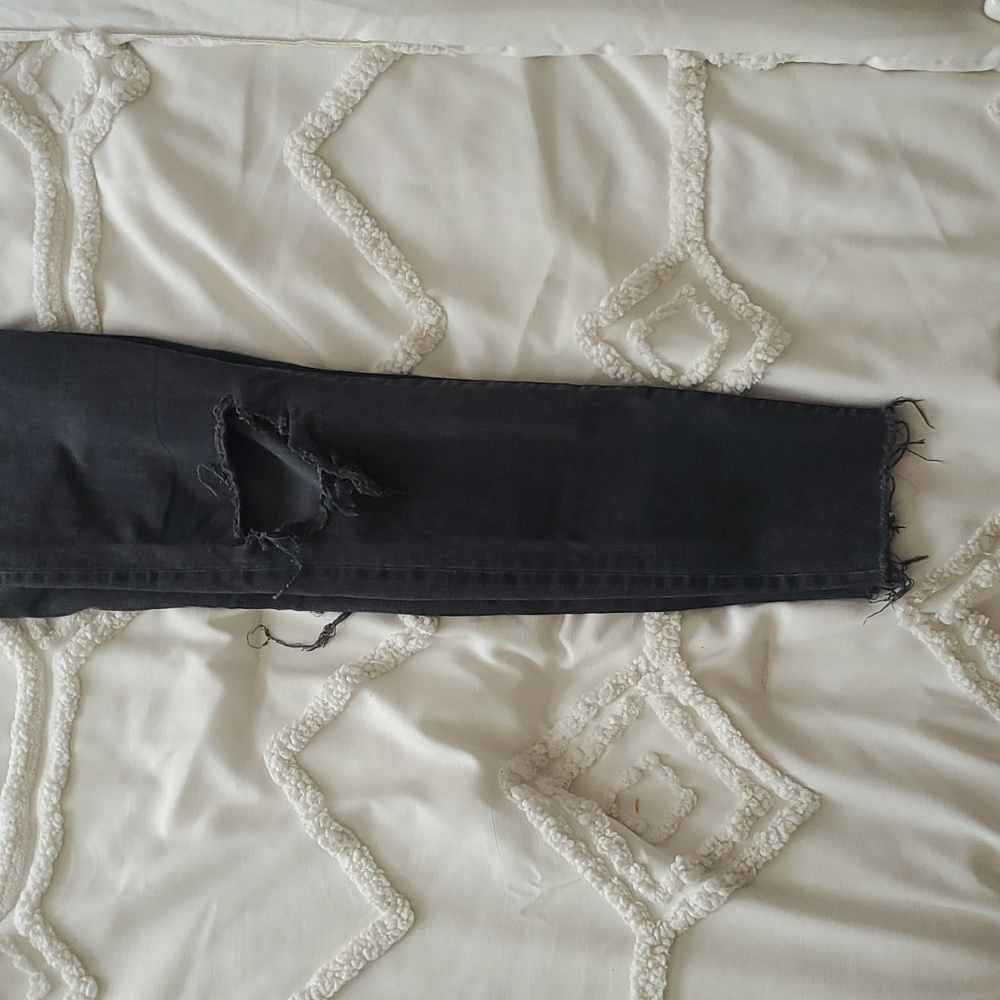 Madewell Distressed High-Rise skinny jeans